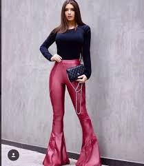 Calça Social Preta Boca De Sino Pin Em Roupa Social