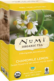 Numi Organic Tea Chamomile Lemon Tea Bags 18 Ct Walmart Com Walmart Com