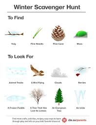 Printable Winter Scavenger Hunt Cbc Parents Outdoor Scavenger Hunts Winter Activities For Kids Winter Outdoor Activities