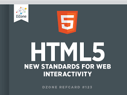 Html is the standard markup language for web pages. Html5 The Evolution Of Web Standards Dzone Refcardz