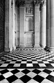 Black And White Checkered Floor Vinyl Chess Black And White Flooring Stenciled Floor
