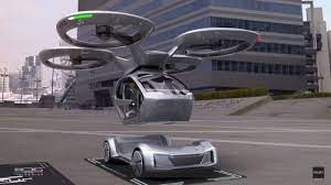 audi italdesign and airbus update pop up next the self driving car flying drone combo audi self driving car