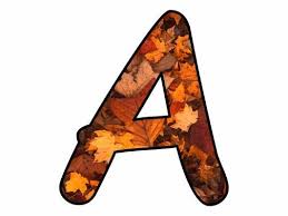 Just click the letter you need, and you can print or download from the screen that pops i cut mine out with scissors and used some clothespins to hang each one on twine. Display Bulletin Letters Cut Out Alphabet Numbers Punctuation Autumn Fall Leaves Teaching Resources