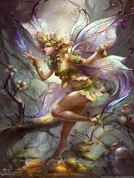Digital Art By Yu Cheng Hong Cuded Fairy Art Fantasy Art Fantasy Fairy