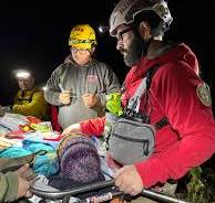Rescue at Natural Bridge State Park in Red River Gorge