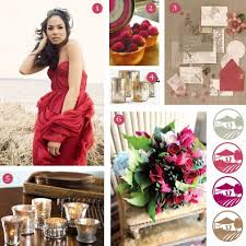 Kraft Pomegranate Mercury Raspberry Pom Kraft Inspiration Color Inspiration Wedding Planner