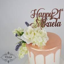 21st Rose Gold 21 Birthday Cake Rose Gold Drip 21st Birthday Cake Cake Birthday Cake Drip Cakes