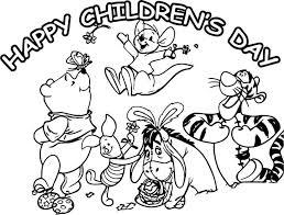 Happy Childrens Day Coloring Pages Printable Disney Coloring Pages Cartoon Coloring Pages Earth Day Coloring Pages