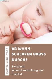 Ab wann schläft baby durch? Ab Wann Schlafen Babys Durch