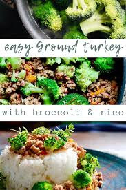 Ground Turkey With Broccoli And Rice Red Wine Dragons Recipe In 2020 Healthy Turkey Recipes Riced Broccoli Recipes Ground Turkey Recipes Healthy