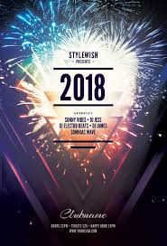 This awesome free end of year flyer. New Year Flyer Template On Behance