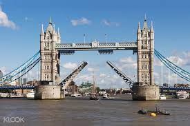 A time, place, or means of connection or transition building a bridge between the two cultures the. London Tower Bridge Ticket