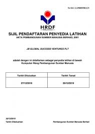 The following is a list of organizations offering certifications in personal training, including becoming a certified personal trainer through ace is a popular choice for individuals interested in working with a wide variety of clients with an emphasis on. How To Claim Your Training Programs Under Hrdf Sbl Scheme The Adventure Learning Series