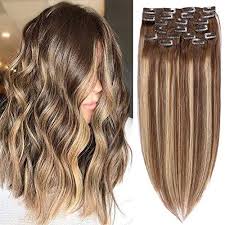 While the dark brown dye is reserved for the middle part of your hair, as well as for the roots, lovely chocolate brown shade is put on the bare hair ends, just to spice up this combo. Balayage Clip In Hair Extensions Ombre Real Human Hair Brown Hair Exte Ninthavenue Europe