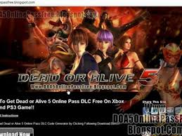 Dead or alive 5 last round cheats and cheat codes, xbox 360. How To Get Dead Or Alive 5 Online Pass Leaked Codes Free Video Dailymotion