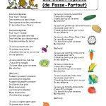 Les Beaux Legumes Les Paroles Legumes Fruits Et Legumes Comptine Fruits