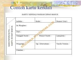 Sop sub bag umum tata persuratan surat masuk pdf. Contoh Kartu Kendali Surat Masuk Cara Golden