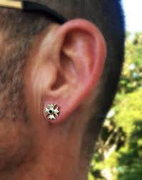 Add to compare compare now. Men S Jewelry Cross Stud Earring 925 Sterling Silver Etsy