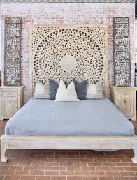 Feb 27, 2020 · a headboard can add major impact to a room's decor, no matter the size. Sumatra Hand Carved King Bed Weathered Natural Bohemian Style Master Bedroom Bed Decor Bedroom Trends