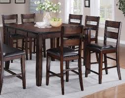 Counter height dining room sets suit people living in smaller houses and apartments by making the most of vertical space. Crown Mark Maldives 7 Piece Counter High Dining Table Set 2760t 5454 6xs 24 Miskelly Furniture