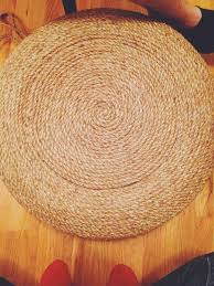 Lay round glass tabletop over tire table. Make A Rope Pouf From An Old Tire A Spicy Boy