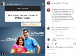 • things are getting real on tlc's 90 day fiancé' when mohamed finds out danielle's debts are about to become his own, if he decides to go forward with their upcoming wedding. 90 Day Fiance Danielle Jbali Mohamed Jbali Entertainment Chronicle
