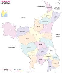 33844 bytes (33.05 kb), map dimensions: Haryana District Map