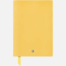 The hue of that portion of the visible spectrum lying between orange and green, evoked in the human observer by radiant energy with wavelengths of approximately 570 to 590 nanometers; Notebook 146 Pocket Stationery Mustard Yellow Notebooks Montblanc Be