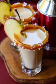 Looking for something sweet to drink? Salted Caramel Apple Shots A Sweet Boozy Whiskey Shot For Parties