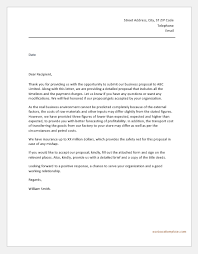 Business opportunity proposal letter for business. Project Proposal Letter Template For Word Word Excel Templates