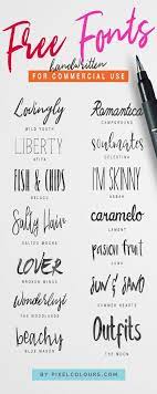 Free Fonts Free Handwritten Fonts Cricut Fonts Lettering