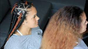 How to tuck natural hair into box braids for a solid color video alma ruddock · february 20, 2019 · leave a comment * disclosure: How To Tuck Natural Hair Color Inside Colored Braids Must Watch Youtube