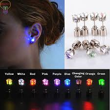 China Led Light Up Earrings Led Lights Party Gifts Crystal Led Earrings Studs Flashing Blinking Earrings China Led Earrings And Light Earrings Price