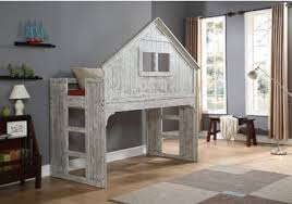 Bunk bed for kids toddlers, twin over full bunk beds with slide, playhouse farmhouse roof window guardrail ladder, for girls/boys (antique gray). Kids Playhouse Loft Bed Affordable And Fun Loft Bed Deals Reviews