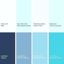 Blue Colors Paint Paintingcanvas Info
