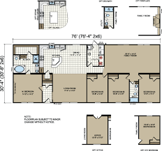 The Rio Vista 4 Bedroom 2 Bath 2305 Sq Ft Doublewide Manufacturedhome Large Stream Line Floor Plan Wi Mobile Home Floor Plans Modular Homes House Plans