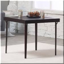 Folding Card Table Wood Square 32 034 Espresso 4 Person Dining Tables Furniture With Images Wood Folding Table Card Table And Chairs Dining Table Design Modern