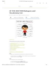 Don't forget to subscribe, like and share #angrezipro. At The Doctor Dialogues And Vocabulary List Common Cold Infection