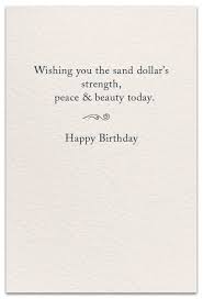 I'm so lucky to have such a great friend like you… who'd forgive me if i forgot his(/her) birthday? Sand Dollar Birthday Card Cardthartic Com
