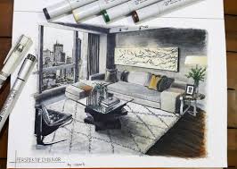Drawings Of Architecture And Interior Design Interior Design Website Interior Architecture Drawing Interior Sketch