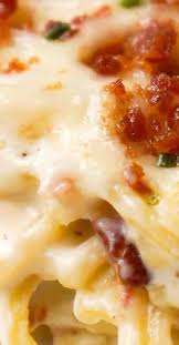 Bacon Cream Cheese Baked Spaghetti In 2020 Cream Cheese Recipes Dinner Philadelphia Cream Cheese Recipes Food