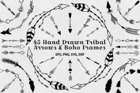 Download 100 Hand Drawn Text Dividers Graphic By Kirill S Workshop Creative Fabrica How To Draw Hands Text Dividers Boho Frame SVG Cut Files