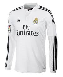 100% player issue climacool/adizero bahan : Real Madrid Long Sleeve Jersey 2014 2015 Real Madrid Shirts Long Sleeve Jersey