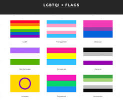 Lgbtqi Gender Identity Flag Collection Business Card Template Word Flag Design Gender