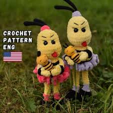 Crochet Amigurumi Pattern Bee PDF ENGLISH Pattern Crochet Bee Crochet  Animal Crochet Bee Pattern Amigurumi Bee Cute Bee