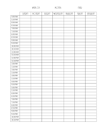 A4 a3 letter legal ledger print color print b&w. Weekly Planner
