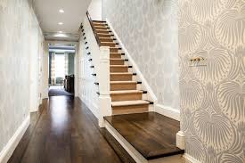 How To Brighten Up A Dark Room Wallpaper Stairs Foyer Wallpaper Wallpaper Staircase