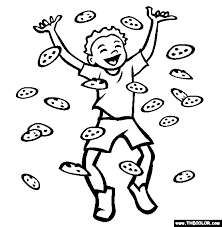 Stats on this coloring page. The Chocolate Chip Cookie Coloring Page Free The Chocolate Chip Cookie Online Coloring
