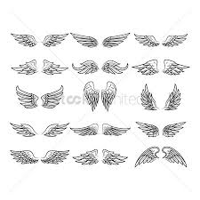 Each group of angels has various functions in keeping heaven in order and answering god's children. Free Angel Wings Stock Vectors Stockunlimited