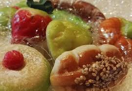 Sciroppo di glugosio, miele, acqua stabilizzante, sorbitolo e420, composizione colorante. La Frutta Martorana Www Palermoviva It